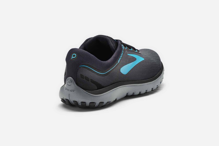 Brooks Israel Pureflow 7 Road Running Shoes Womens - Dark Grey/Blue - FWS-417025